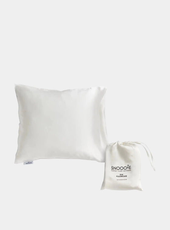 Mini Silk Pillowcase, Cream Snooozeworld