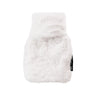 Mini Silky Soft White Faux Fur Hot Water Bottle CosyPanda