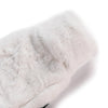 Mini Silky Soft White Faux Fur Hot Water Bottle CosyPanda