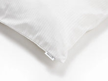  Mini Snoooze Pillowcase White Cotton Stripe Snooozeworld