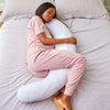 Minimal Grey Breathe Pregnancy Pillow Purflo