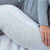 Minimal Grey Breathe Pregnancy Pillow Purflo