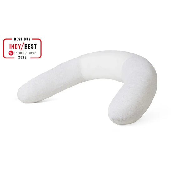 Minimal Grey Breathe Pregnancy Pillow Purflo