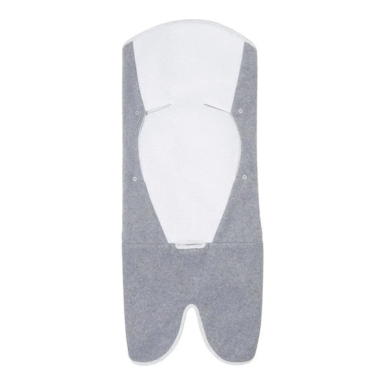 Minimal Grey Cosy Wrap Travel Blanket Purflo