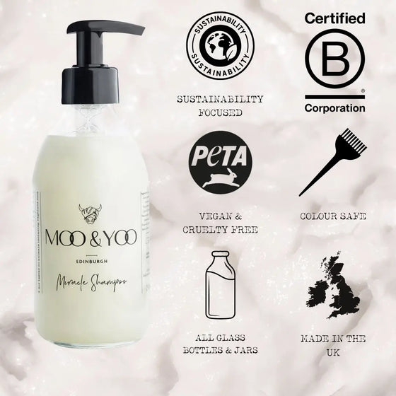 Miracle Shampoo (250ml or 1ltr) Moo & Yoo