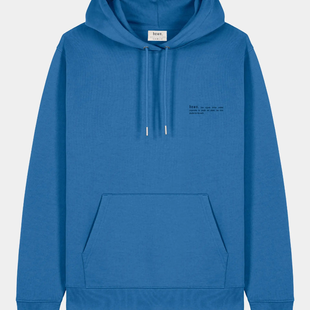 Morpho Blue Women's Organic Cotton Relaxed-Fit Hoodie hewn.