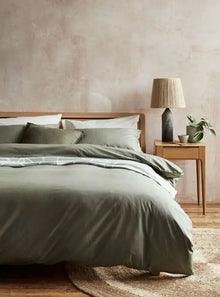  Moss Tencel Cotton Duvet Cover Undercover Living