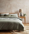 Moss Tencel Cotton Duvet Cover Undercover Living