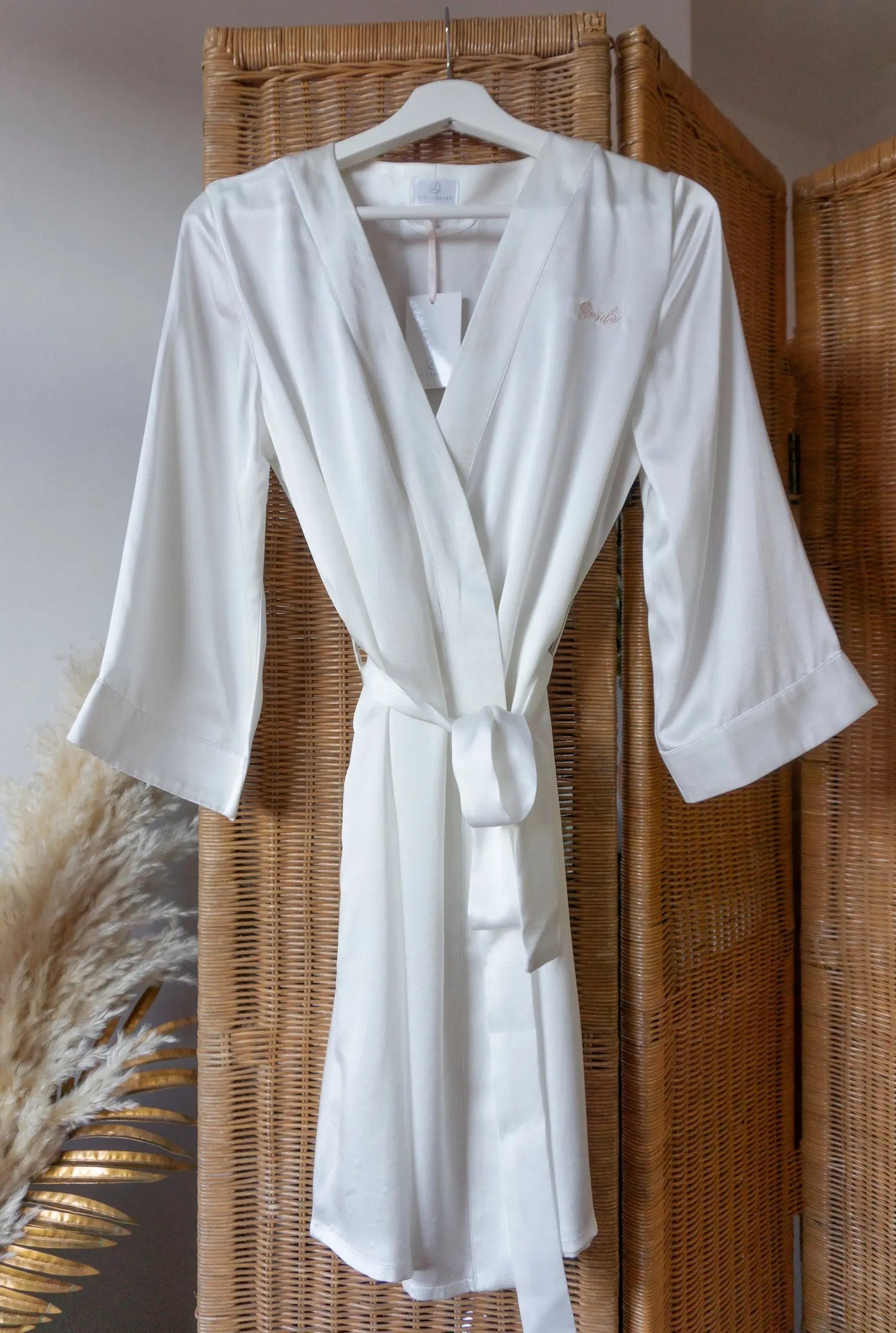 Mulberry Silk Bridal Dressing Gown Liv Lindley Silk Studio