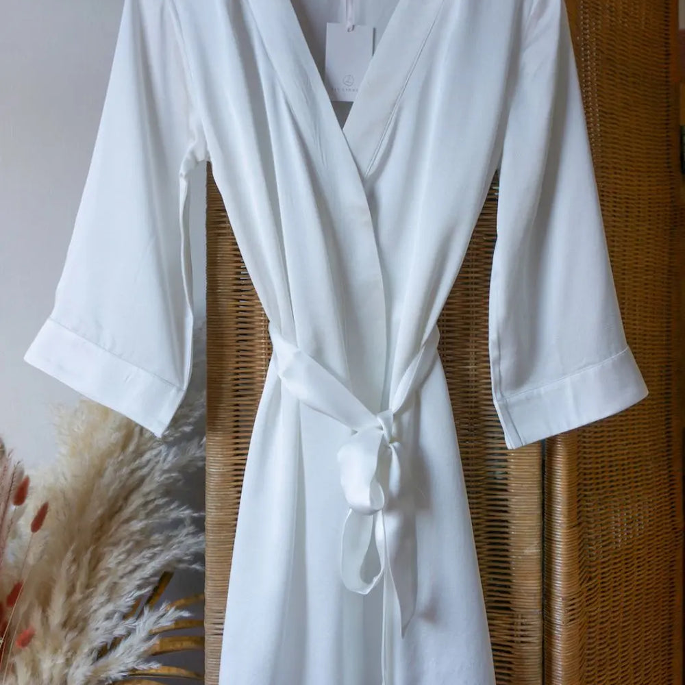 Mulberry Silk Dressing Gown Liv Lindley Silk Studio