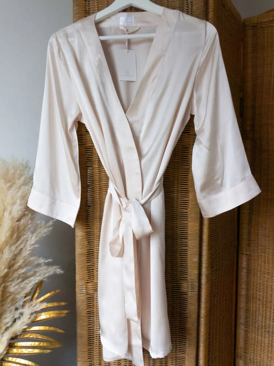 Mulberry Silk Dressing Gown Liv Lindley Silk Studio