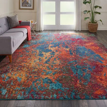  Multi Coloured Celestial Atlantic Rug Dunelm