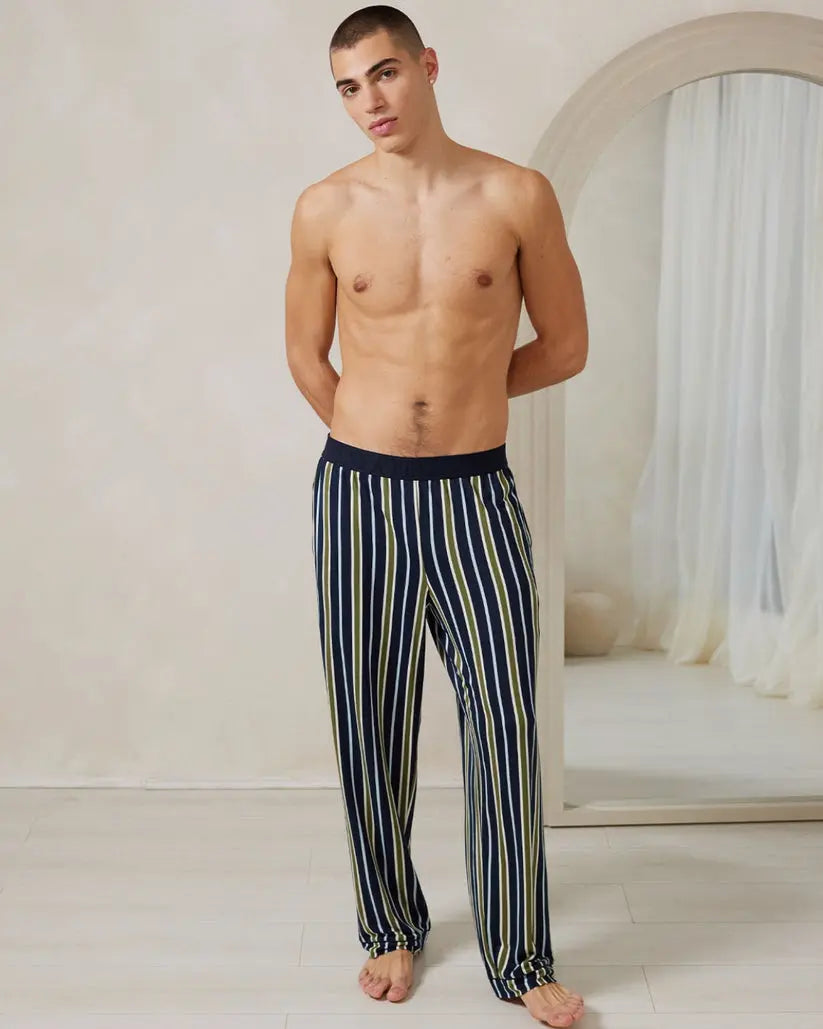 Multi Stripe Long Pyjama Bottoms Chelsea Peers