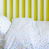 Multicolour Star Toddler Cot Bed Duvet Set Lulu and Nat