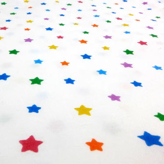 Multicolour Star Toddler Cot Bed Duvet Set Lulu and Nat