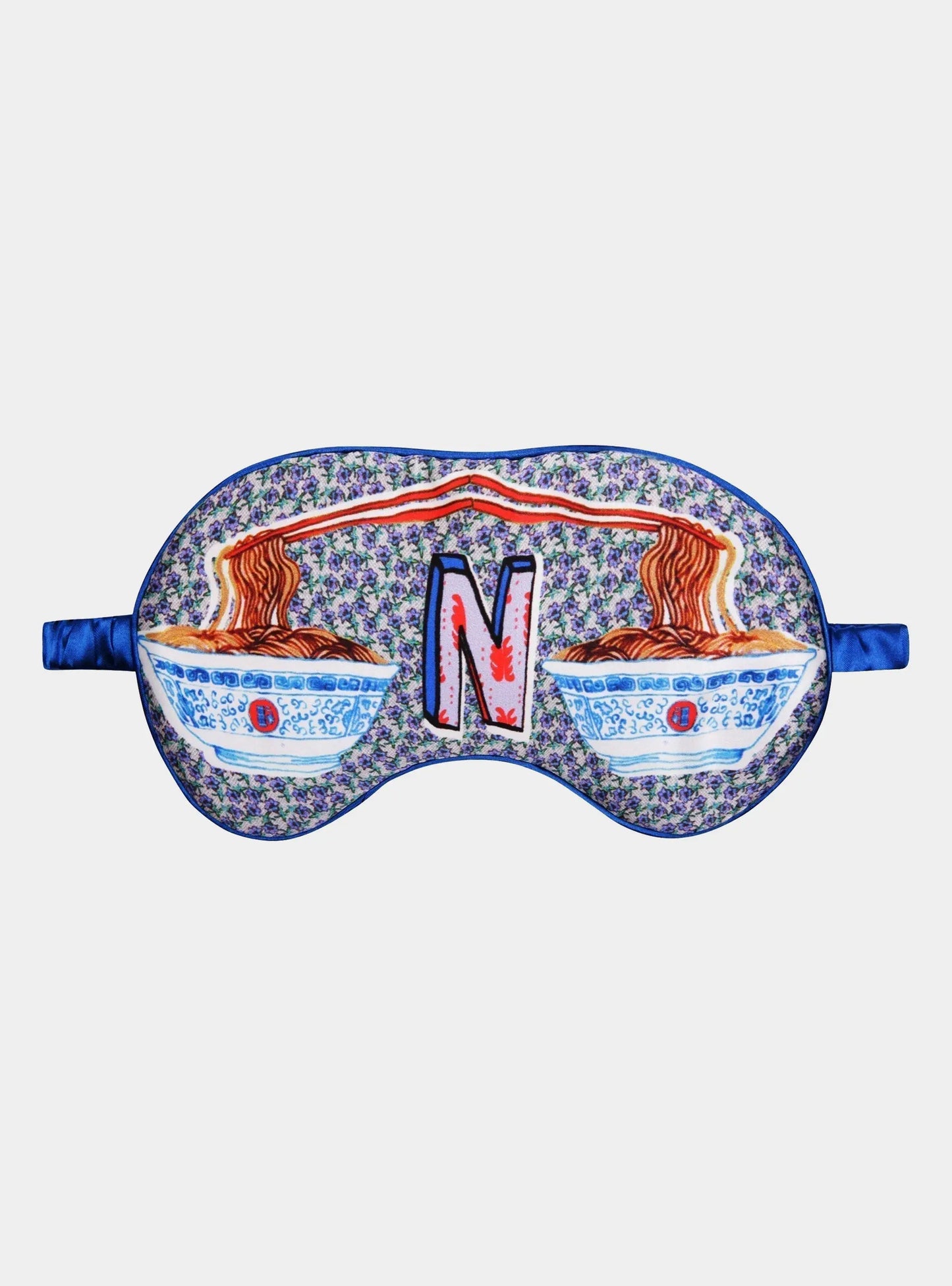 N for Noodles Silk Eye Mask Jessica Russell Flint