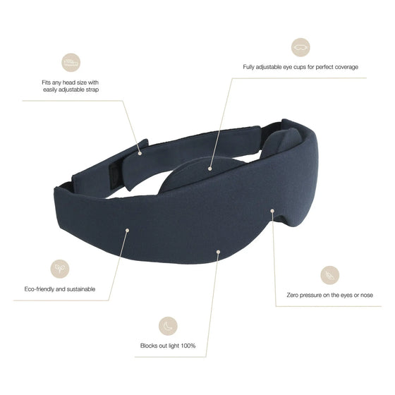 NATTWELL™ Black-Out Sleep Mask - Various Colours Dagsmejan