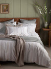 Natural Harry Stripe Brushed 100% Cotton Bed Linen