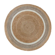  Natural Jute Border Round Rug Dunelm