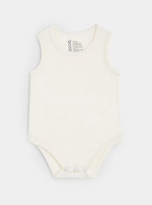  Natural White Baby Long Sleeve Bamboo Bodysuit Boody