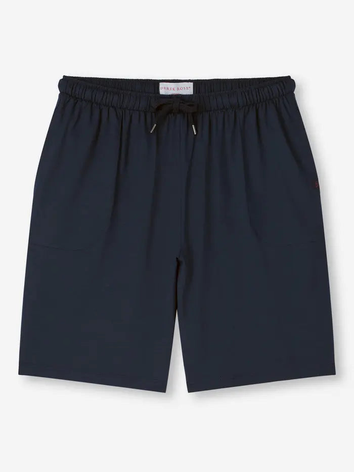 Navy Basel Micro Modal Stretch Men's Lounge Shorts Derek Rose