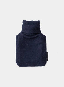  Navy Blue Cotton 1L Hot Water Bottle CosyPanda