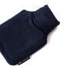 Navy Blue Cotton 1L Hot Water Bottle CosyPanda