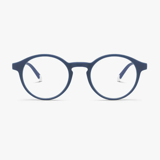 Navy Blue Le Marais Glossy Glasses Barner