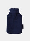 Navy Blue Luxurious 2 Litre Waffle Hot Water Bottle CosyPanda