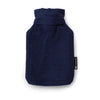 Navy Blue Luxurious 2 Litre Waffle Hot Water Bottle - Myza