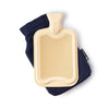 Navy Blue Luxurious 2 Litre Waffle Hot Water Bottle - Myza