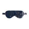 Navy Botanical Jungle Organic Cotton Sleep Mask Myza