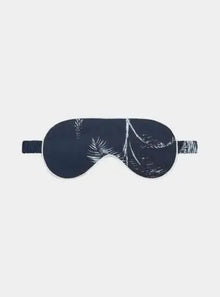  Navy Botanical Jungle Organic Cotton Sleep Mask Myza