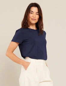  Navy Women's Classic Crew Neck T-Shirt Boody