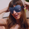 Night Sky Print Contoured 3D Blackout Sleep Mask SMUG