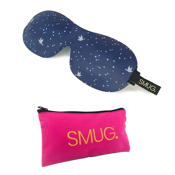 Night Sky Print Contoured 3D Blackout Sleep Mask SMUG