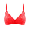 Born in Ukraine Image Lace Bralette Red NOKAYA