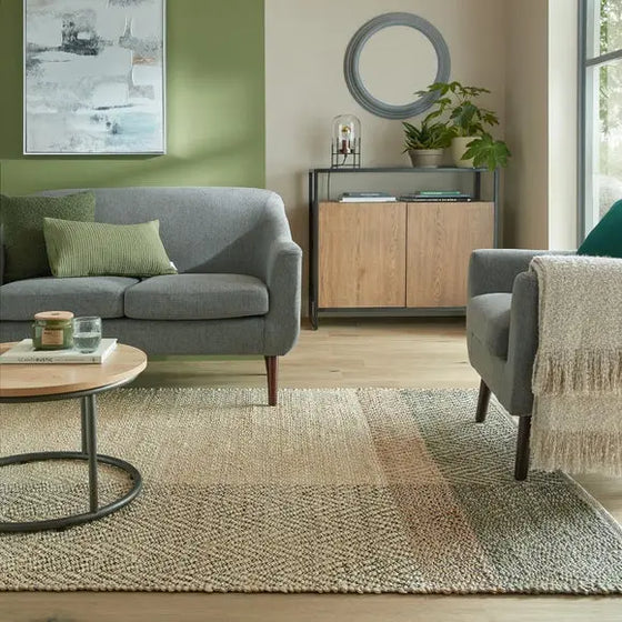 Novis Herringbone Jute Flatweave Rug Dunelm