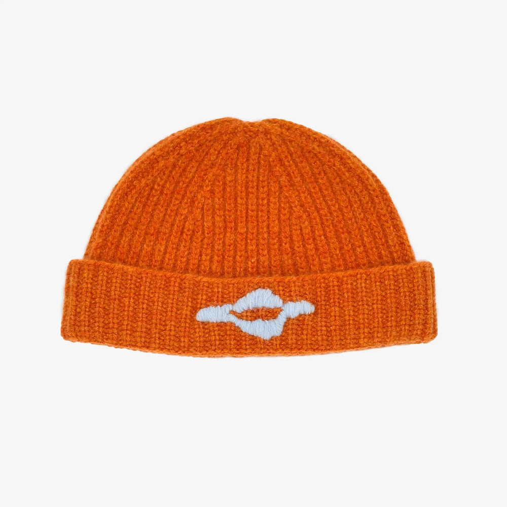 ORANGE KIDS WOOL BEANIE Talou