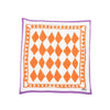 Linen Table Napkin / “Orange Diamond”