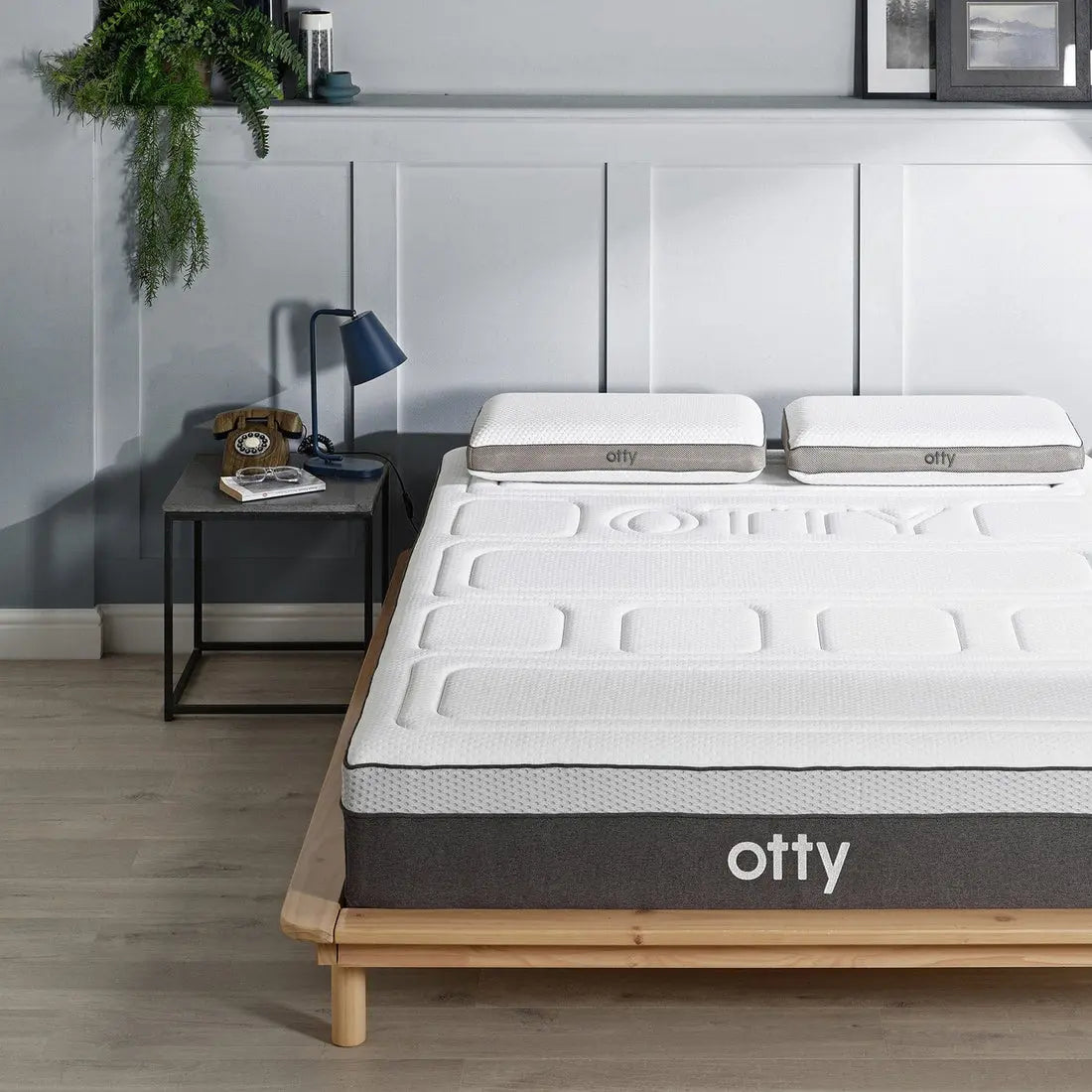 OTTY Bamboo Mattress Topper With Charcoal Otty