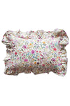 Oblong Ruffle Cushion Made With Liberty Fabric LINEN GARDEN Coco & Wolf