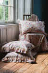 Oblong Ruffle Cushion Made With Liberty Fabric LINEN GARDEN Coco & Wolf