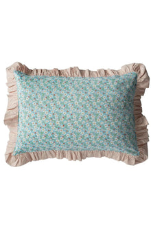  Oblong Ruffle Cushion Made With Liberty Fabric PAYSANNE BLOSSOM & ELEMENTS Coco & Wolf