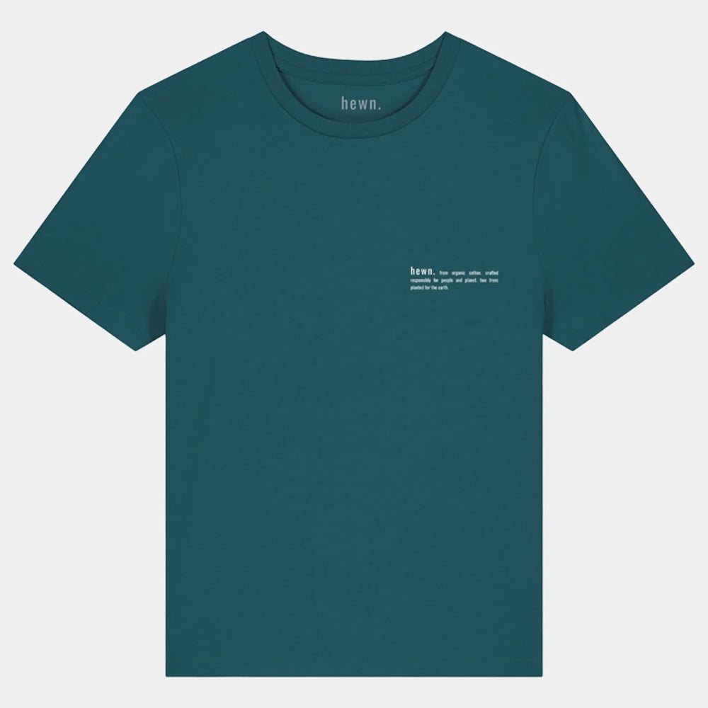 Ocean Blue Women's Organic Cotton Fitted T-Shirt hewn.