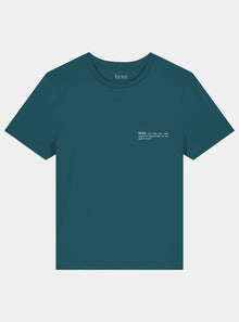  Ocean Blue Women's Organic Cotton Fitted T-Shirt hewn.