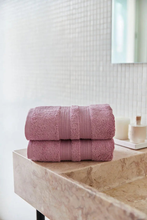 Old Pink Elegance Cotton Towel Torres Novas