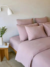 Old Pink Tavira Washed Cotton Bedding Set Torres Novas