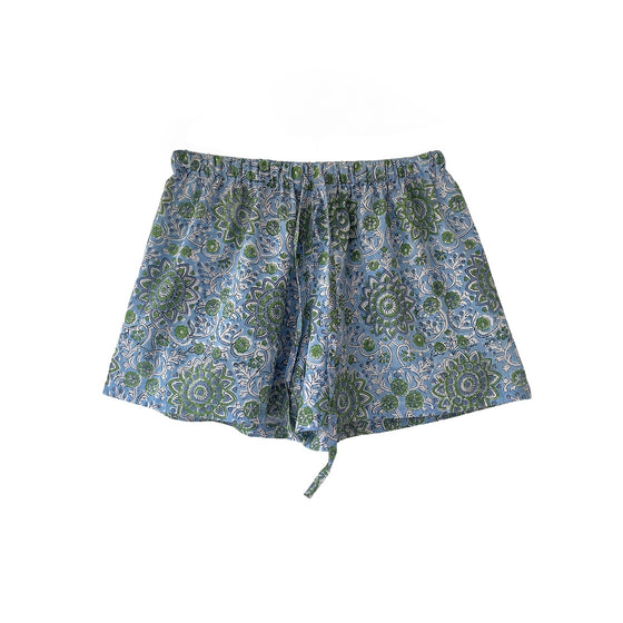 Olive Sky Pyjama Shorts Madder & More