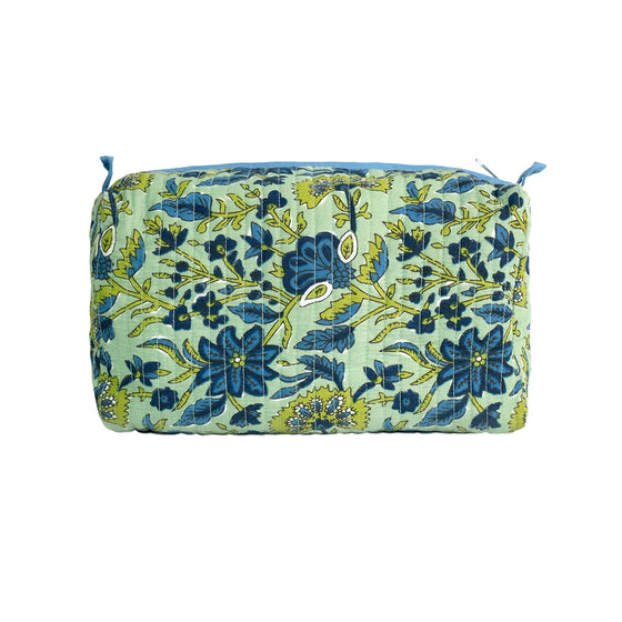 Lime Patchouli Cotton Wash Bag inara